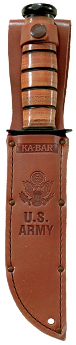 KA-BAR Full-Size U.S. Army 9225 125th Anniversary Cro-Van Steel & Brown Leather