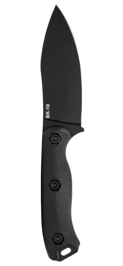 KA-BAR Becker Nessmuk Fixed Blade BK19BK 1095 Cro-Van Carbon Steel & Black Ultramid