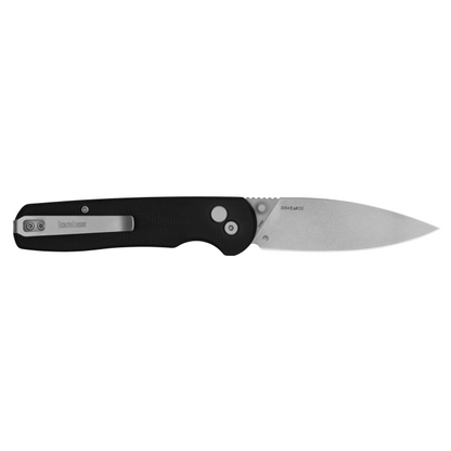 Kershaw Knives™ Remnant Button Lock 2054 Black Micarta D2 Semi-Stainless Steel Pocket Knife