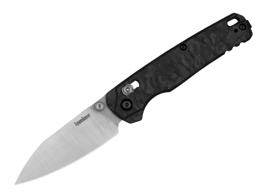 Kershaw Knives™ Bel Air Crossbar Lock 6105CF Black Marbled Carbon Fiber CPM MagnaCut Stainless Steel Pocket Knife