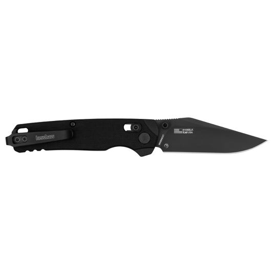 Kershaw Knives™ Bel Air Crossbar Lock 6106BLK Black G10 CPM MagnaCut Stainless Steel Pocket Knife