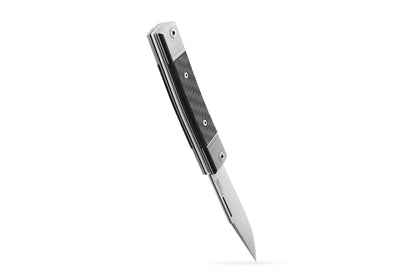 LionSteel Knives™ bestMAN Slip-joint BM1 CF Black Carbon Fiber M390 Stainless Steel Pocket Knife