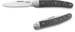 LionSteel Knives™ Jack JK1 CF Black Carbon Fiber M390 Stainless Steel Pocket Knife