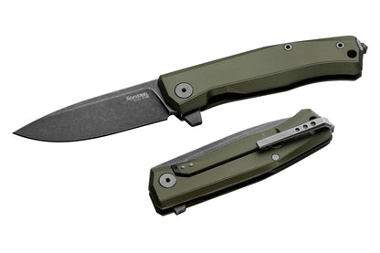 LionSteel Knives™ Myto Frame Lock MT01A GB Green Aluminum M390 Stainless Steel Pocket Knife