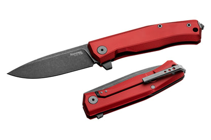 LionSteel Knives™ Myto Frame Lock MT01A RB Red Aluminum M390 Stainless Steel Pocket Knife