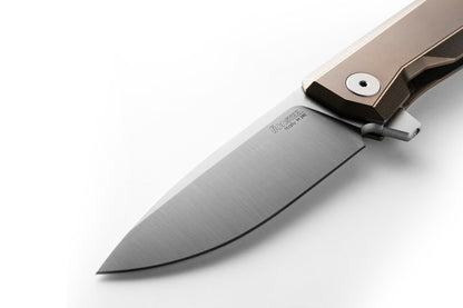LionSteel Knives™ Myto Frame Lock MT01 BR Bronze 6AI4V Titanium M390 Stainless Steel Pocket Knife
