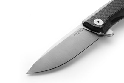 LionSteel Knives™ Myto Frame Lock MT01 CF Carbon Fiber and 6AI4V Titanium M390 Stainless Steel Pocket Knife
