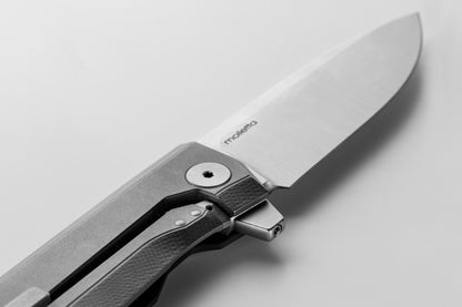 LionSteel Knives™ Myto Frame Lock MT01 CF Carbon Fiber and 6AI4V Titanium M390 Stainless Steel Pocket Knife