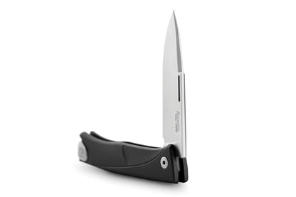 LionSteel Knives™ Thrill Slip-joint TL A BS Black Aluminum M390 Stainless Steel Pocket Knife