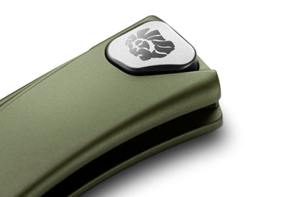 LionSteel Knives™ Thrill Slip-joint TL A GS Green Aluminum M390 Stainless Steel Pocket Knife