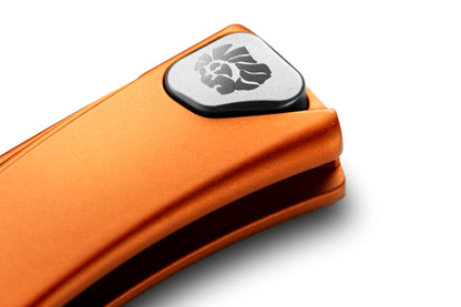 LionSteel Knives™ Thrill Slip-joint TL A OS Orange Aluminum M390 Stainless Steel Pocket Knife