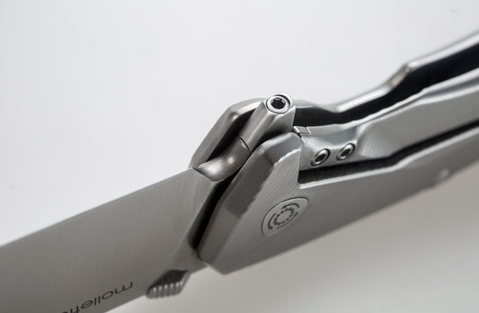 LionSteel Knives™ TRE Frame Lock TRE FC Carbon Fiber and 6AI4V Titanium M390 Stainless Steel Pocket Knife