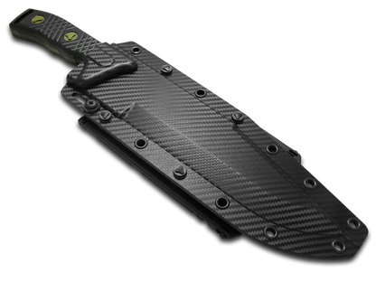 Microtech Knives, LLC™ Arbiter Fixed Blade 104-1JUCS Black G10 M390MK Stainless Steel Knife