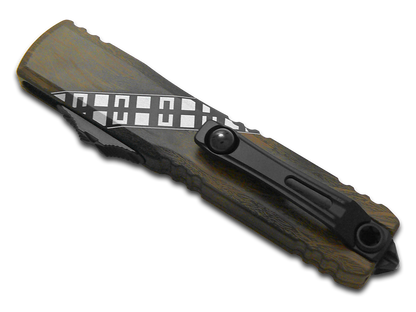 Microtech Knives, LLC™ Ultratech S/E OTF 11214-1WK Wookiee 6161-T6 Aluminum M390MK Stainless Steel Pocket Knife