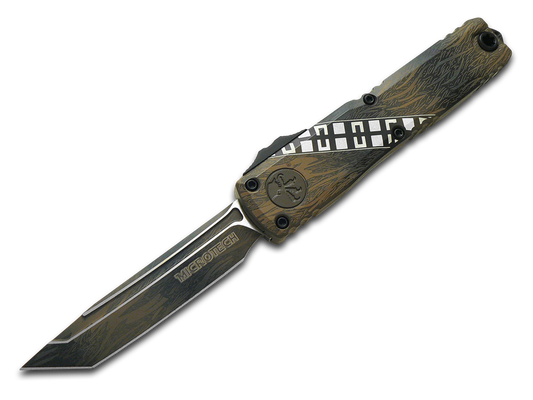 Microtech Knives, LLC™ Ultratech T/E OTF 11234-1WK Wookiee 6161-T6 Aluminum M390MK Stainless Steel Pocket Knife