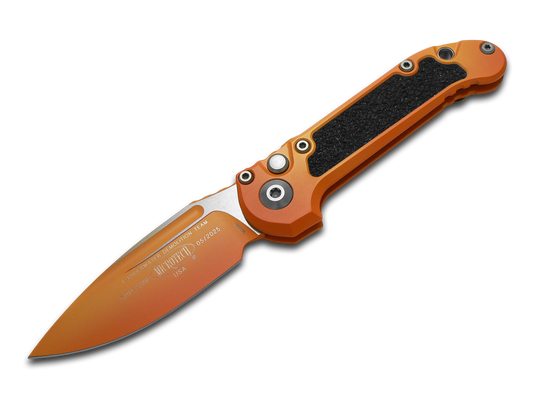 Microtech Knives, LLC™ L.U.D.T. S/E Gen 3 Auto 1135-1LPSUS Sunrise Orange 7075-T6 Aluminum Bohler M390MK Stainless Steel Pocket Knife