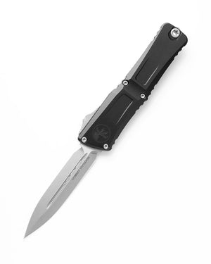 Microtech Knives, LLC™ Combat Troodon OTF 1142-10AP Black Aircraft Aluminum M390MK Stainless Steel Pocket Knife