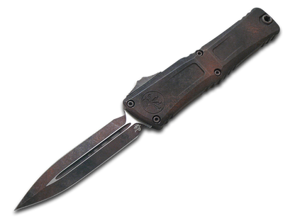 Microtech Knives, LLC™ Combat Troodon D/E OTF 1142-1PLOBS Plague Outbreak 7075-T6 Aluminum M390MK Stainless Steel Pocket Knife