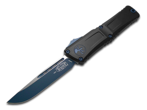 Microtech Knives, LLC™ Combat Troodon S/E OTF 1143-1NASK Black 7075-T6 Aluminum M390MK Stainless Steel Pocket Knife