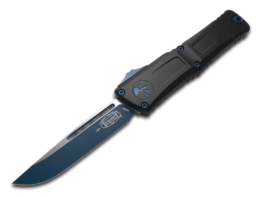 Microtech Knives, LLC™ Combat Troodon S/E OTF 1143-1NASK Black 7075-T6 Aluminum M390MK Stainless Steel Pocket Knife