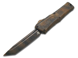 Microtech Knives, LLC™ Combat Troodon T/E OTF 1144-1PLOBS Plague Outbreak 7075-T6 Aluminum M390MK Stainless Steel Pocket Knife