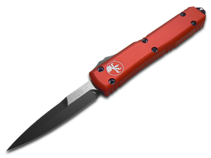 Microtech Knives, LLC™ Ultratech Bayonet OTF 120-1 RD Red 6061-T6 Aluminum M390 Stainless Steel Pocket Knife