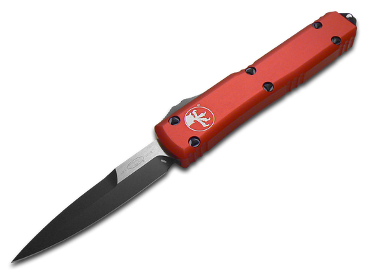 Microtech Knives, LLC™ Ultratech Bayonet OTF 120-1 RD Red 6061-T6 Aluminum M390 Stainless Steel Pocket Knife