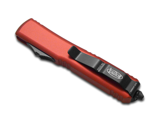 Microtech Knives, LLC™ Ultratech Bayonet OTF 120-1 RD Red 6061-T6 Aluminum M390 Stainless Steel Pocket Knife