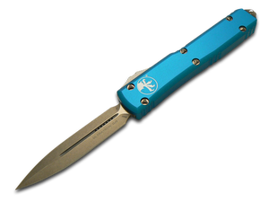 Microtech Knives, LLC™ Ultratech OTF 122-13BL Blue Aluminum M390 Stainless Steel Pocket Knife