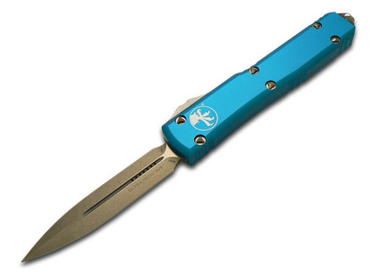 Microtech Knives, LLC™ Ultratech OTF 122-13BL Blue Aluminum M390 Stainless Steel Pocket Knife