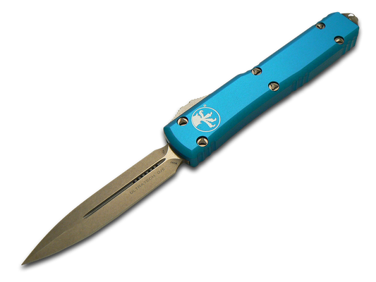Microtech Knives, LLC™ Ultratech OTF 122-13BL Blue Aluminum M390 Stainless Steel Pocket Knife