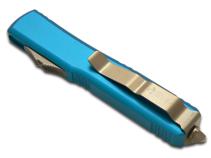 Microtech Knives, LLC™ Ultratech OTF 122-13BL Blue Aluminum M390 Stainless Steel Pocket Knife