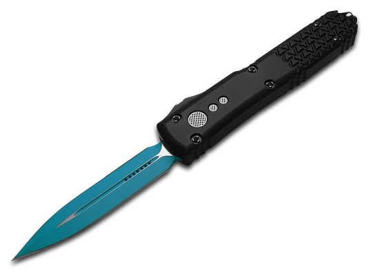 Microtech Knives, LLC™ Ultratech D/E OTF 122-1JK Black Aluminum M390 Stainless Steel Pocket Knife