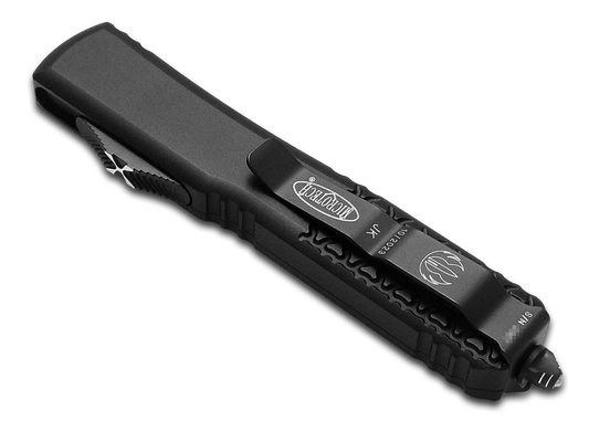 Microtech Knives, LLC™ Ultratech D/E OTF 122-1JK Black Aluminum M390 Stainless Steel Pocket Knife