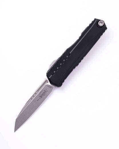Microtech Knives, LLC™ Cypher II OTF 1241-10 Black Aircraft Aluminum M390MK Stainless Steel Pocket Knife
