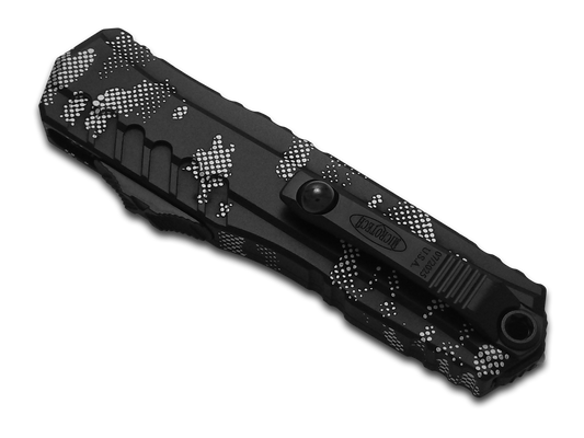 Microtech Knives, LLC™ Cypher 2 D/E OTF 1242-1PXC Black Anodized 7075-T6 Aluminum M390MK Stainless Steel Pocket Knife