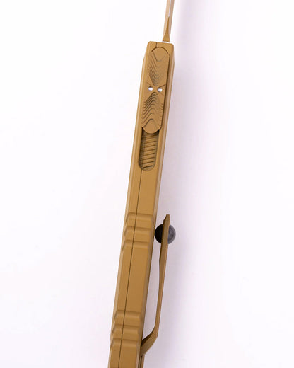 Microtech Knives, LLC™ Luminary ZBP D/E OTF 1270-1CRAS Tan Cerakote 7075-T6 Aluminum M390MK Stainless Steel Pocket Knife