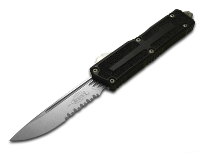 Microtech Knives, LLC™ Scarab 2 S/E OTF 1278-11 Black 7075-T6 Aluminum M390MK Stainless Steel Pocket Knife