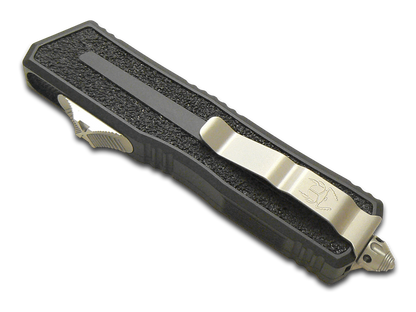 Microtech Knives, LLC™ Scarab 2 S/E OTF 1278-11 Black 7075-T6 Aluminum M390MK Stainless Steel Pocket Knife