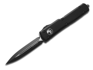 Microtech Knives, LLC™ Utx-70 D/E OTF 147-10 Black Aluminum M390 Stainless Steel Pocket Knife
