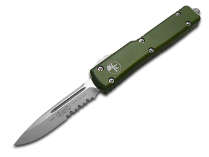 Microtech Knives, LLC™ UTX-70 S/E OTF 148-11 OD OD Green 6061-T6 Aluminum M390 Stainless Steel Pocket Knife