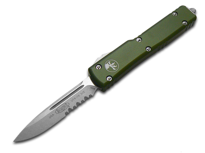 Microtech Knives, LLC™ UTX-70 S/E OTF 148-11 OD OD Green 6061-T6 Aluminum M390 Stainless Steel Pocket Knife
