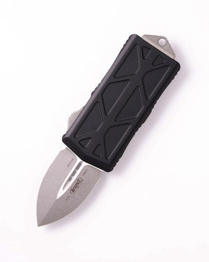 Microtech Knives, LLC™ Exocet D/E OTF 157-10AP Black Aluminum M390 Stainless Steel Pocket Knife