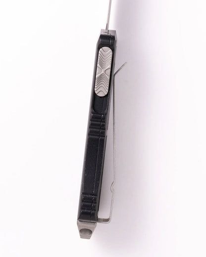 Microtech Knives, LLC™ Exocet D/E OTF 157-10AP Black Aluminum M390 Stainless Steel Pocket Knife