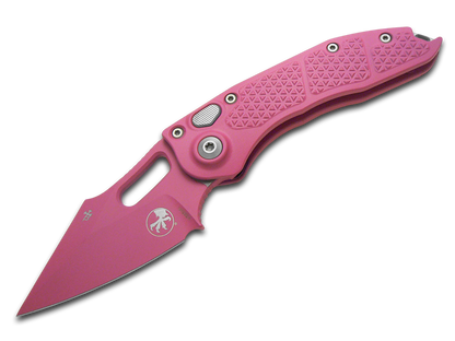 Microtech Knives, LLC™ Stitch Auto 169-1PK-X14 Hot Pink Cerakote 7075-T6 Aluminum M390MK Stainless Steel Pocket Knife