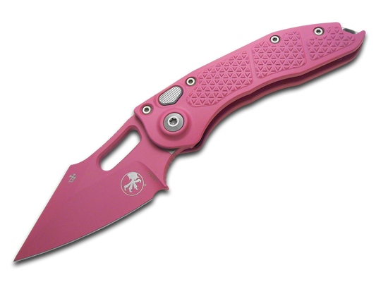 Microtech Knives, LLC™ Stitch Auto 169-1PK-X14 Hot Pink Cerakote 7075-T6 Aluminum M390MK Stainless Steel Pocket Knife