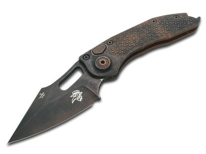 Microtech Knives, LLC™ Stitch Auto 169-1PLOBS Plague Outbreak 7075-T6 Aluminum M390MK Stainless Steel Pocket Knife