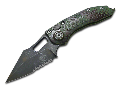 Microtech Knives, LLC™ Stitch Auto 169-2OBS Outbreak 7075-T6 Aluminum M390MK Stainless Steel Pocket Knife