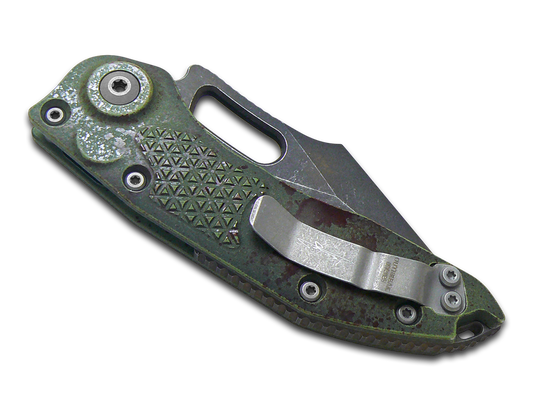 Microtech Knives, LLC™ Stitch Auto 169-2OBS Outbreak 7075-T6 Aluminum M390MK Stainless Steel Pocket Knife
