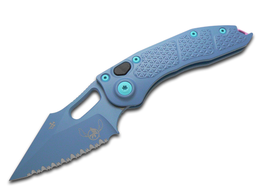 Microtech Knives, LLC™ Stitch Auto 169-3SIS Lavender Cerakote 7075-T6 Aluminum M390MK Stainless Steel Pocket Knife